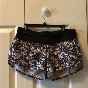 Lululemon Speed Shorts, 2.5”, Size 4
